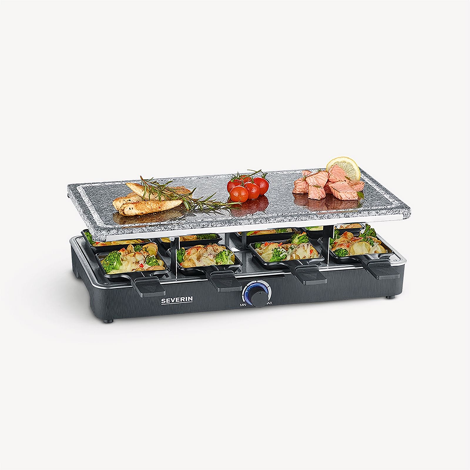 Severin Raclette-Partygrill mit Naturgrillstein RG 2372 Meist gekauft