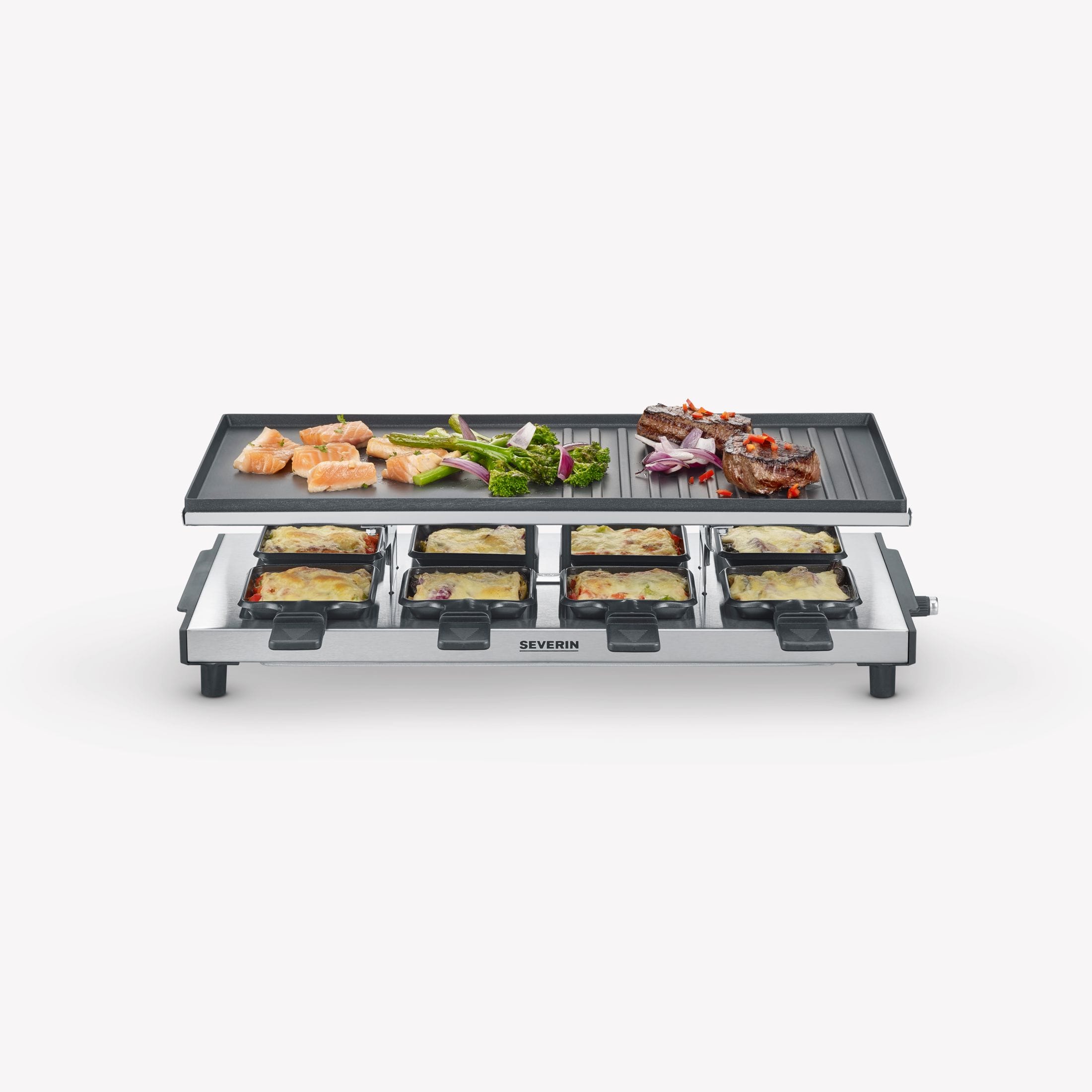 Severin Raclette mit antihaftbeschichteter Grillplatte RG 2375 Online