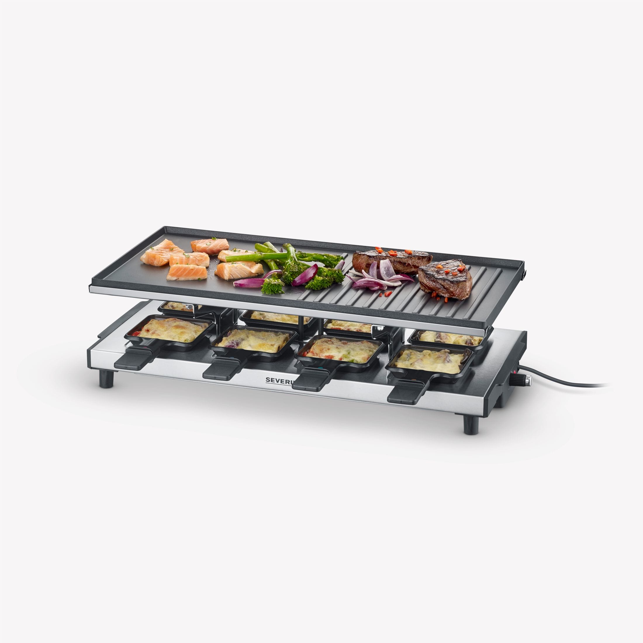 Severin Raclette mit antihaftbeschichteter Grillplatte RG 2375 Online