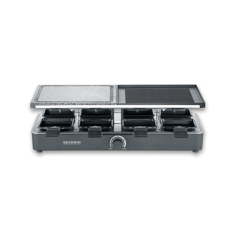 Severin Raclette-Grill mit Naturgrillstein u. Grillplatte RG 2376