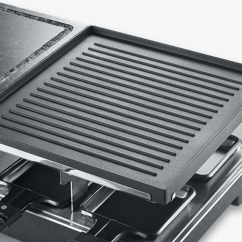 Severin Raclette-Grill mit Naturgrillstein u. Grillplatte RG 2376 Auslauf