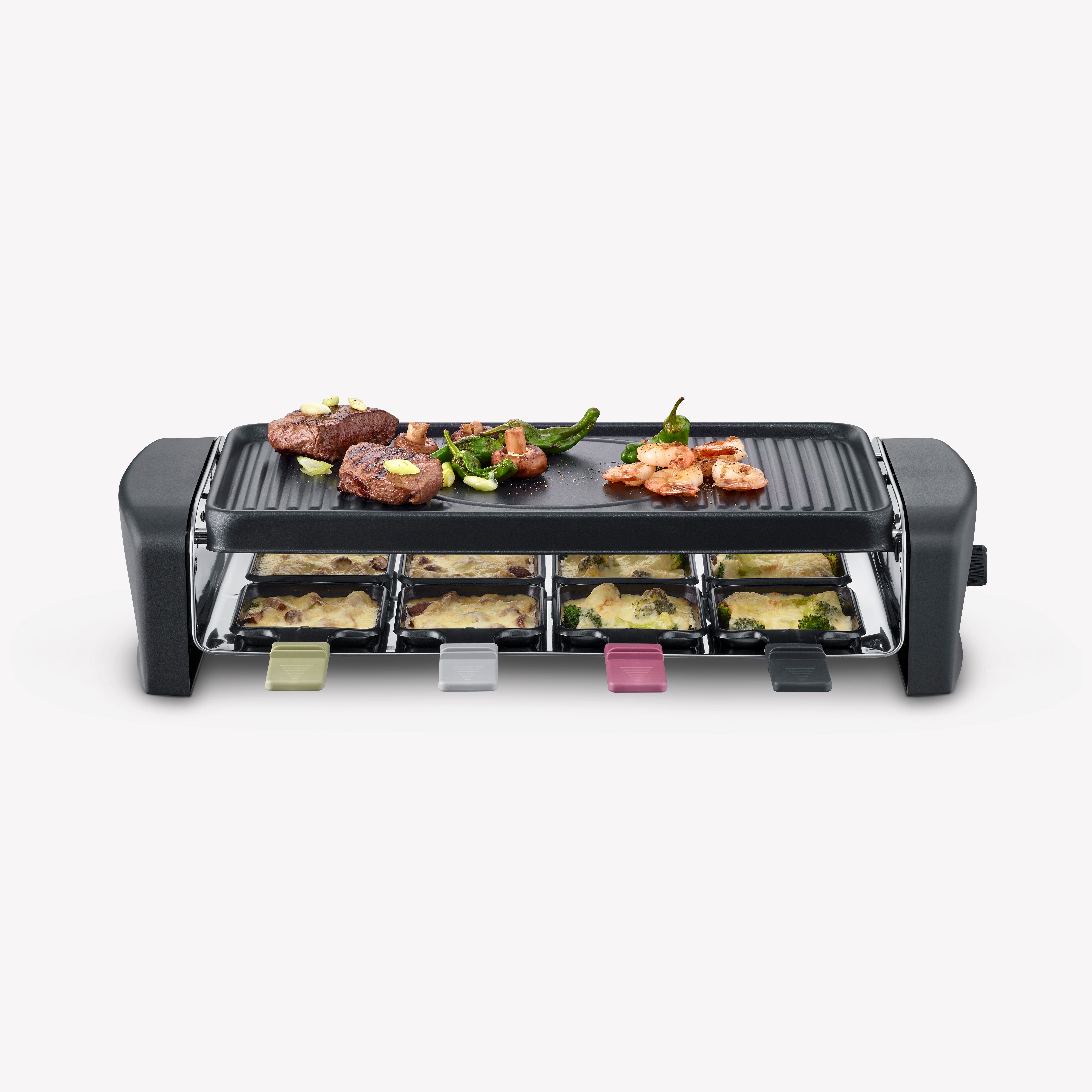 Severin Raclette Grill mit antihaftbeschichteter Grillplatte RG 9646 Fabrik Onlineshop