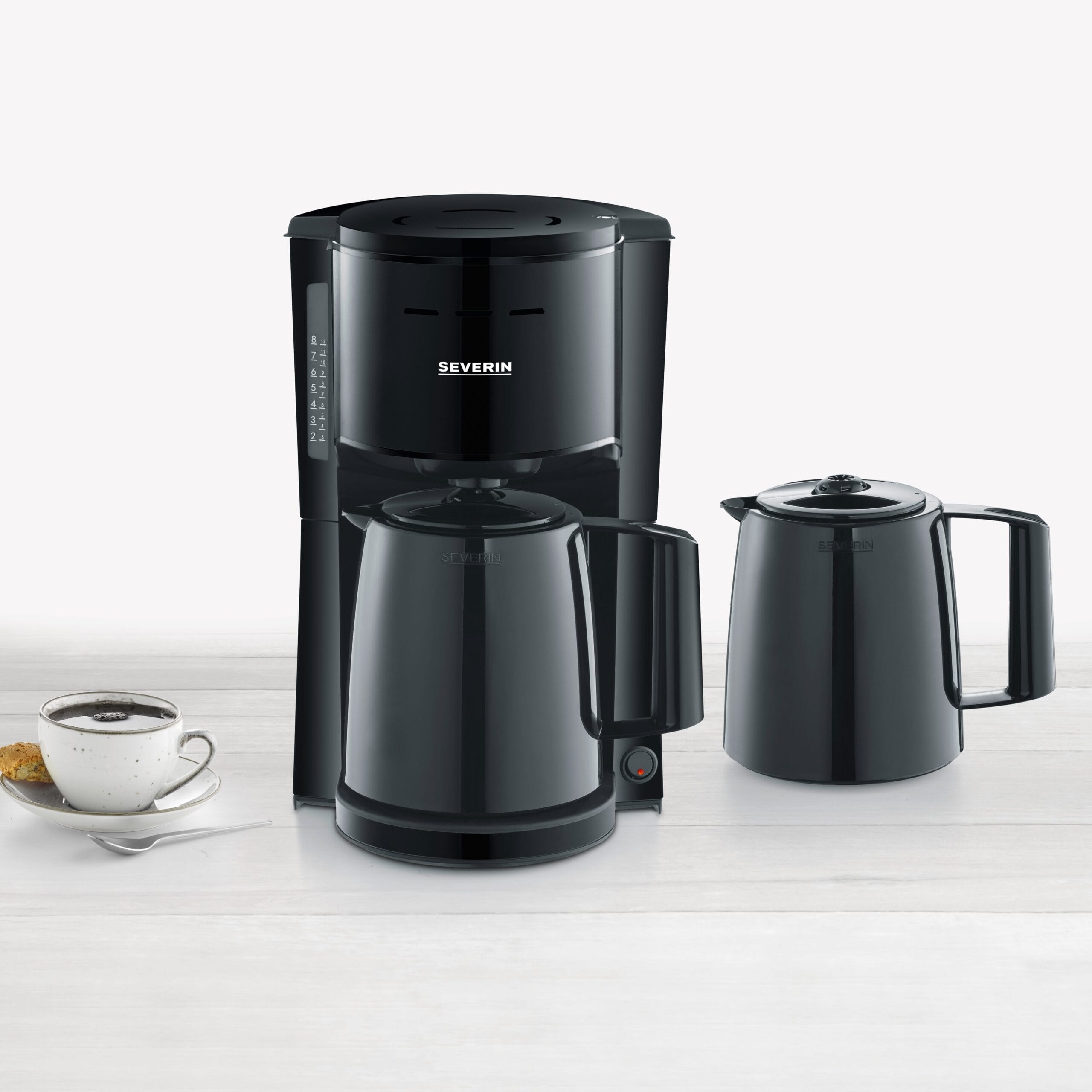Severin Filterkaffeemaschine mit 2 Thermokannen KA 9307 im Angebot