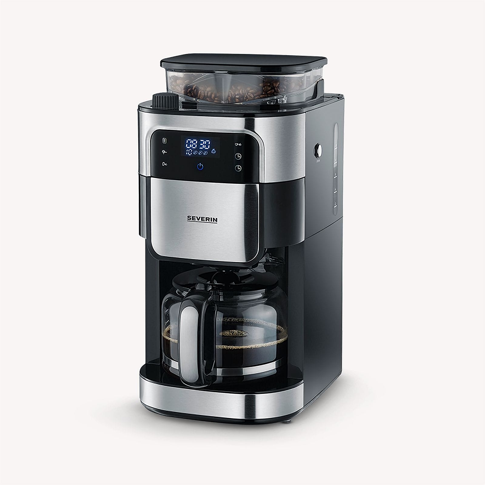 Severin Filterkaffeemaschine mit Edelstahl-Mahlwerk KA 4813 Schlussverkauf