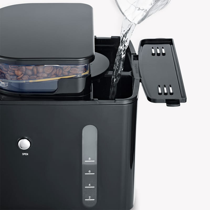Severin Filterkaffeemaschine mit Edelstahl-Mahlwerk und Thermokanne KA 4814 Verkauf