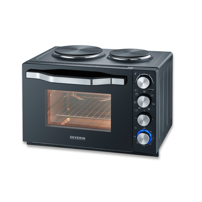 Severin Back- und Toastofen mit Kochplatten TO 2074