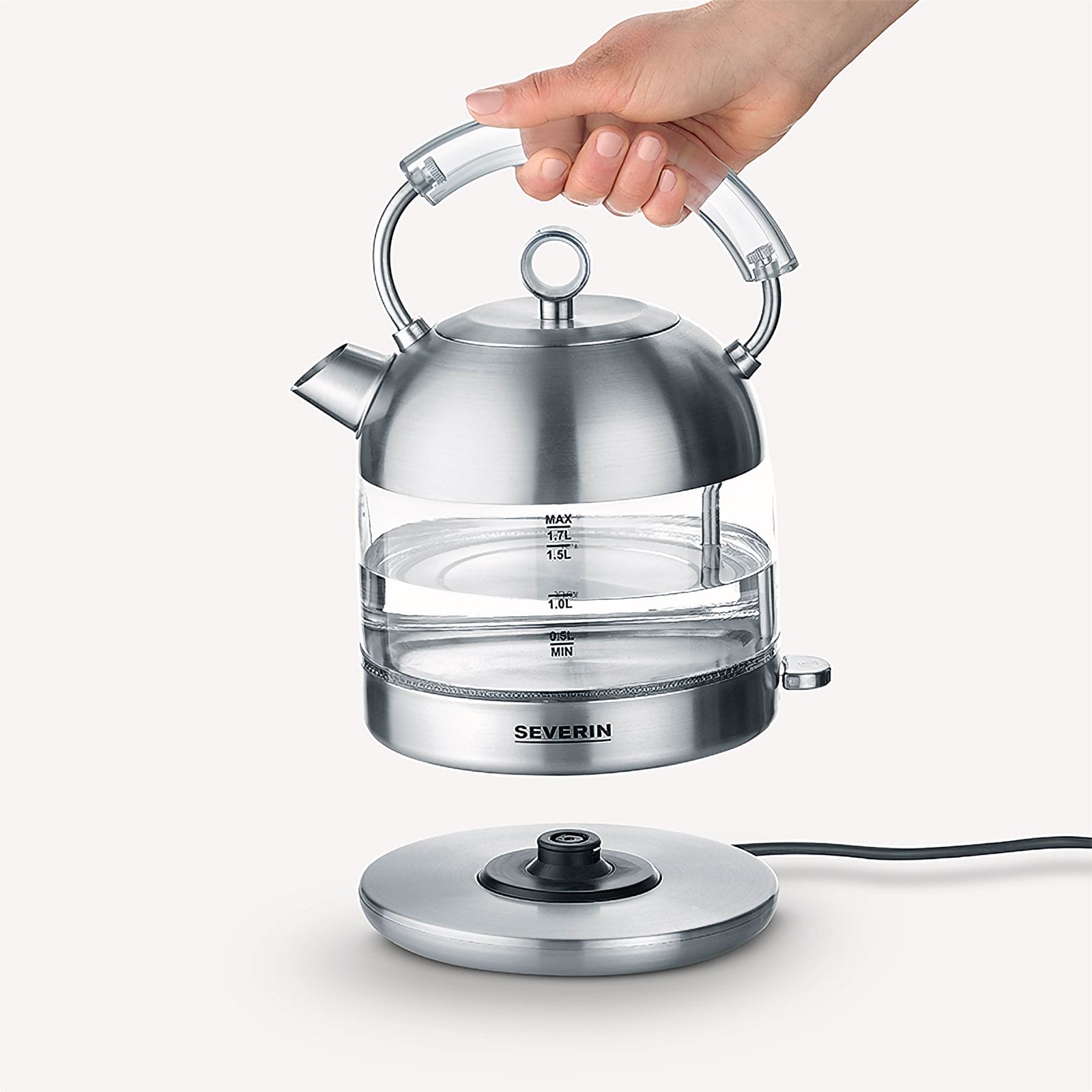 Severin Glas-Wasserkocher Retro WK 3459 im Angebot