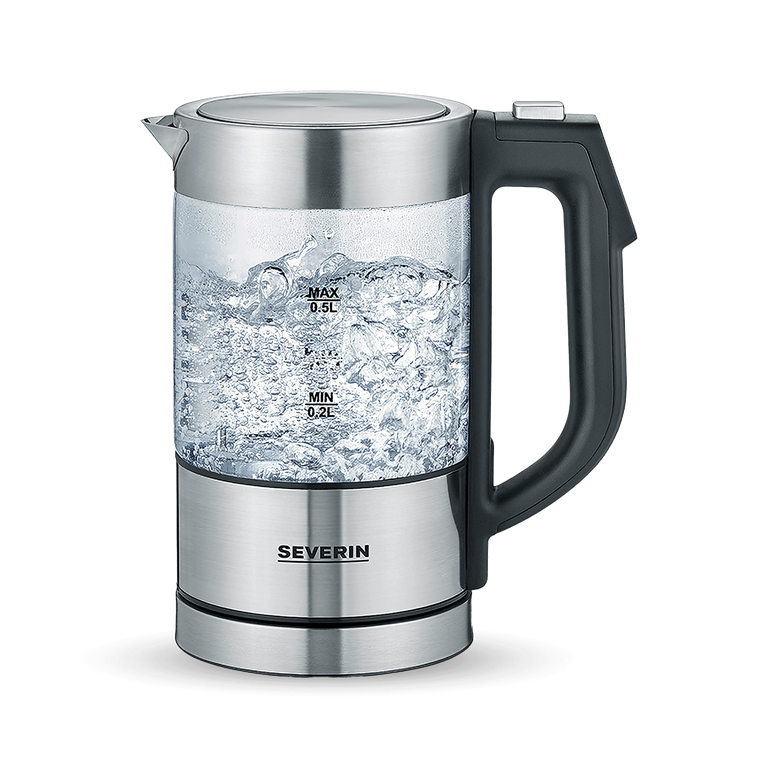 Severin Digitaler Mini Glas-Wasserkocher WK 3458