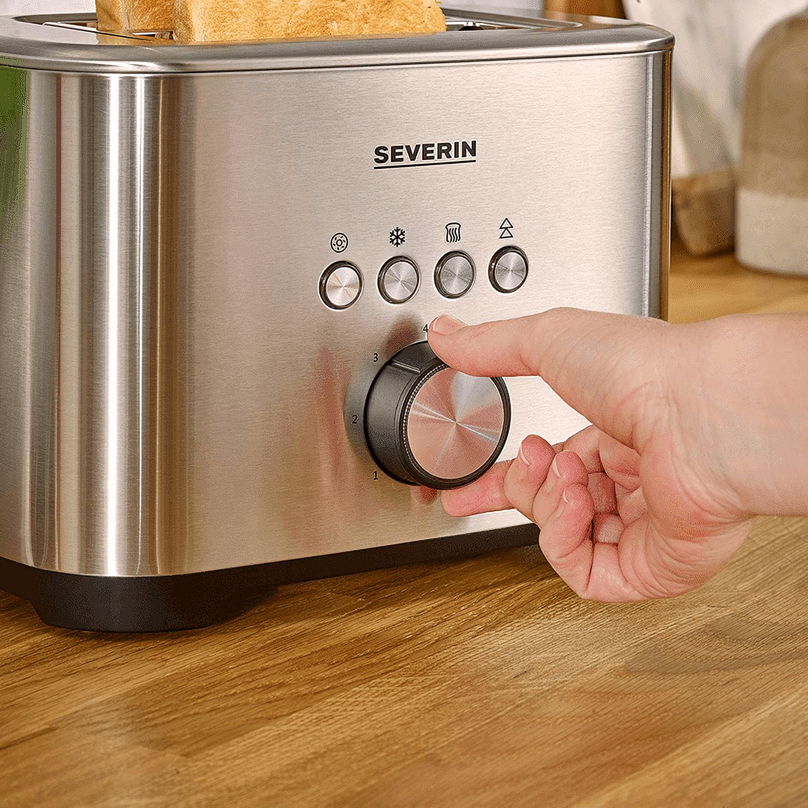 Severin Toaster mit Bagel-Funktion AT 2510 im Angebot