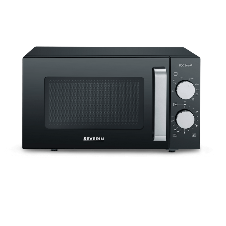Severin 2-in-1 Mikrowelle mit Glasboden und Grill MW 7762