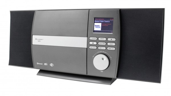 ﻿Soundmaster Stereo Musikcenter mit WLAN-Internet/DAB+/UKW-Radio, CD/MP3, USB, Bluetooth®, APP-Steuerung