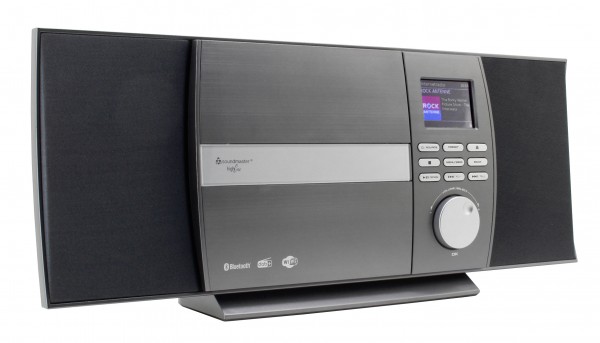 ﻿Soundmaster Stereo Musikcenter mit WLAN-Internet/DAB+/UKW-Radio, CD/MP3, USB, Bluetooth®, APP-Steuerung Schlussverkauf