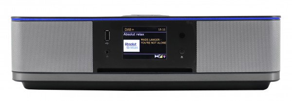 Soundmaster Stereo Musikcenter mit WLAN-Internet/DAB+/UKW-Radio, CD/MP3, USB, Bluetooth®, LED Ambientebeleuchtung, APP-Steuerung Auslauf