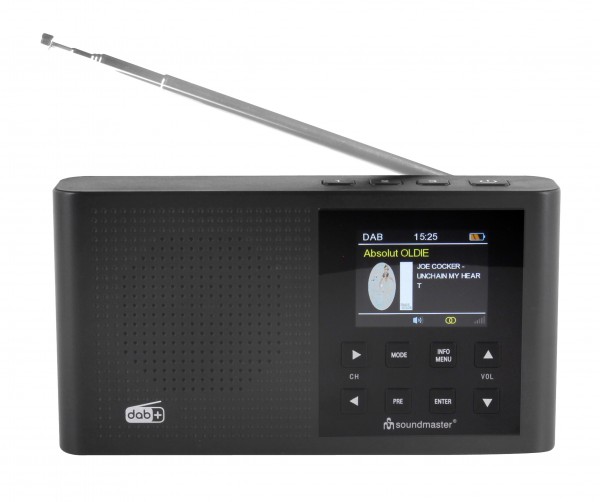 Soundmaster DAB+/UKW Radio mit Li-Ion Akku, Festsenderspeichertasten im Angebot