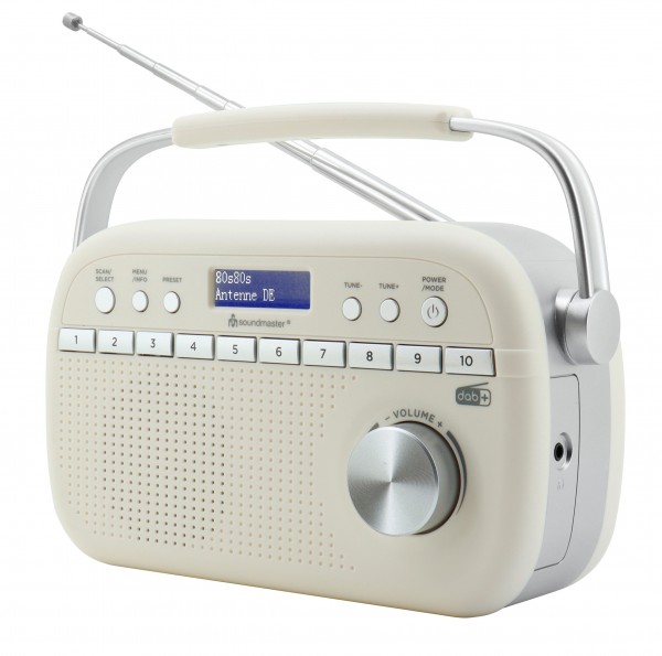 Soundmaster DAB+/UKW-RDS Radio mit Senderspeichertasten Schlussverkauf