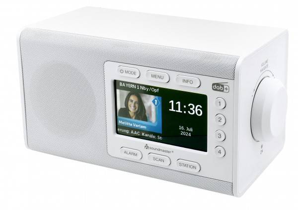 Soundmaster DAB+/UKW-RDS Radio mit großem Farbdisplay, Stationstasten Angebote