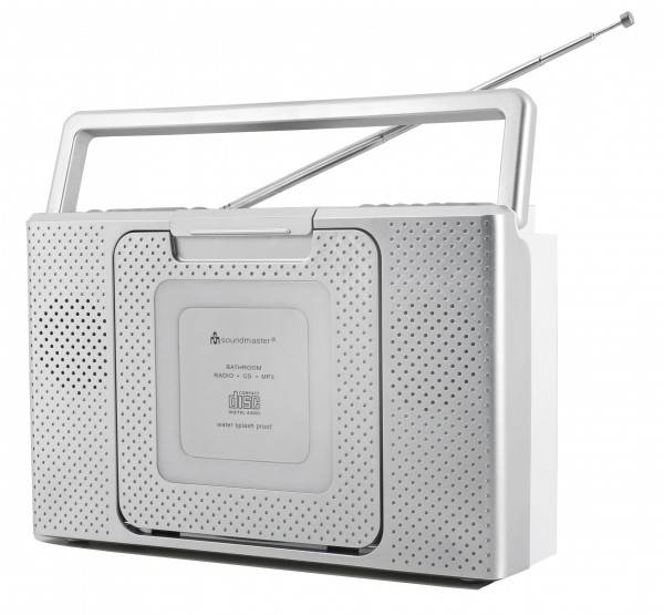 Soundmaster Spritzwassergeschütztes Badezimmer CD/MP3 Radio im Angebot