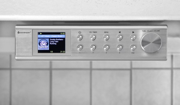 Soundmaster Internet/DAB+ Küchenunterbauradio mit Bluetooth® Günstiger Verkauf