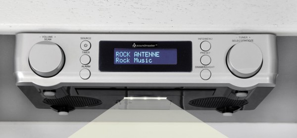 Soundmaster Küchenunterbauradio mit DAB+/UKW, LED-Arbeitsplatzbeleuchtung Blitzverkäufe