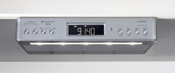 Soundmaster Küchenunterbauradio mit DAB+/UKW, Bluetooth®, LED-Arbeitsplatzbeleuchtung Online