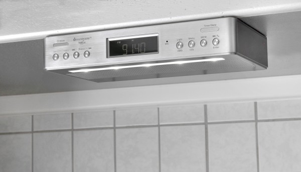 Soundmaster Küchenunterbauradio mit DAB+/UKW, Bluetooth®, LED-Arbeitsplatzbeleuchtung Online
