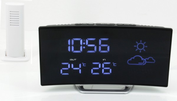 Soundmaster UKW Funkuhrenradio mit Wettervorhersage und kabellosem Außensensor Angebote