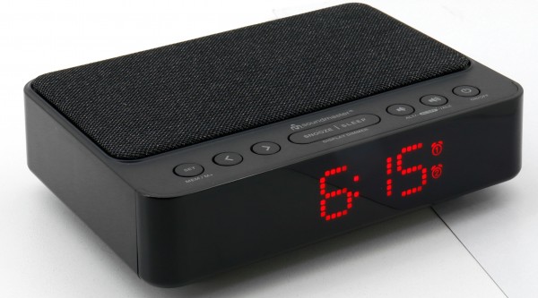 Soundmaster UKW-PLL Uhrenradio mit kabelloser Ladefunktion Blitzverkäufe