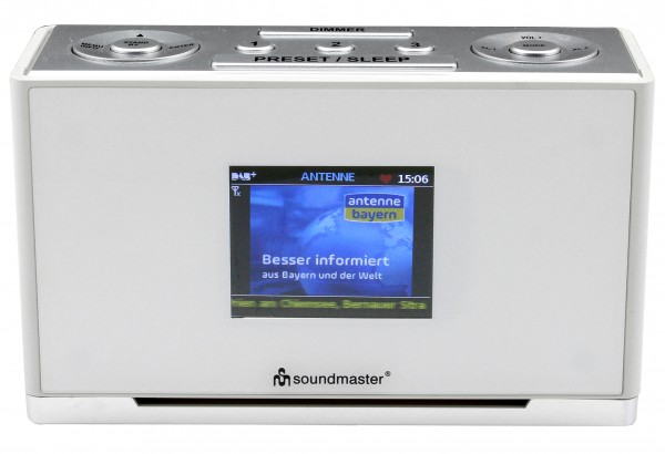 Soundmaster DAB+/UKW Uhrenradio mit Stationstasten Saisonale Angebote
