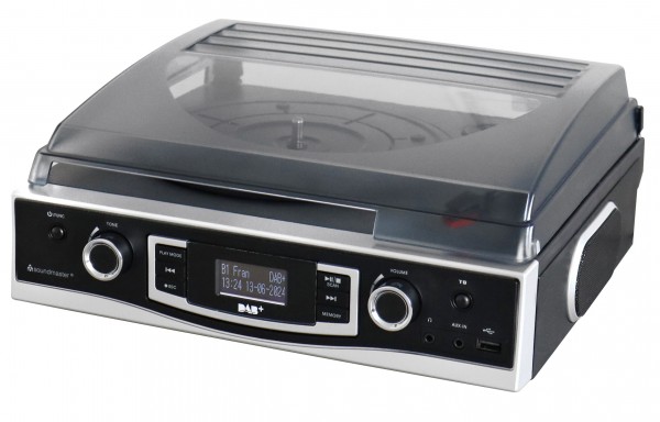 Soundmaster Plattenspieler mit DAB+/UKW Stereoradio & Encoding Schlussverkauf