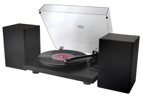 Soundmaster Plattenspieler mit Bluetooth®, PC-encoding. 2 Wege Bass Reflex Lautsprechern Fabrikverkauf