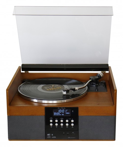 Soundmaster Stereoanlage mit Plattenspieler, DAB+/UKW Radio, CD/MP3, USB, Bluetooth®, Encoding Online