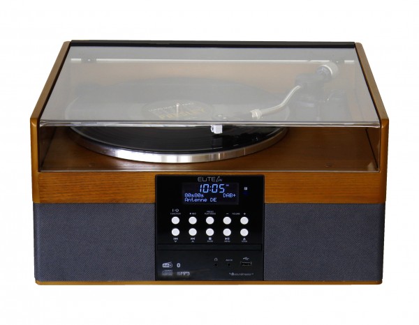 Soundmaster Stereoanlage mit Plattenspieler, DAB+/UKW Radio, CD/MP3, USB, Bluetooth®, Encoding Online