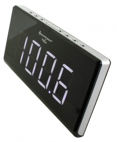 Soundmaster Jumbo LED Uhrenradio mit Dimmer Auslauf