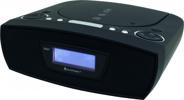 Soundmaster DAB+/UKW Uhrenradio mit CD/MP3, USB, Hörbuchfunktion