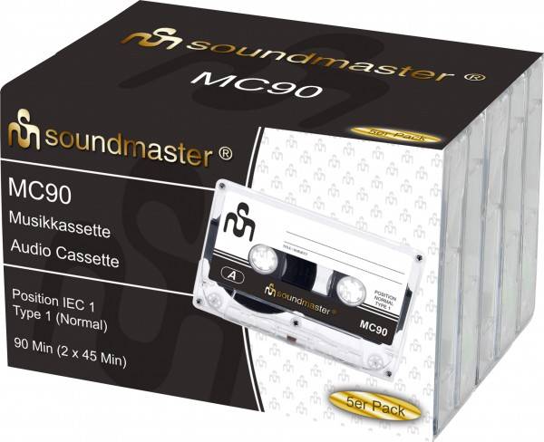 Soundmaster soundmaster - IEC1 Leerkassette im 5er Pack Hotsell