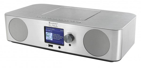 Soundmaster Stereo Musikcenter mit WLAN-Internet/DAB+/UKW-Radio, CD/MP3, USB, Bluetooth®, APP-Steuerung
