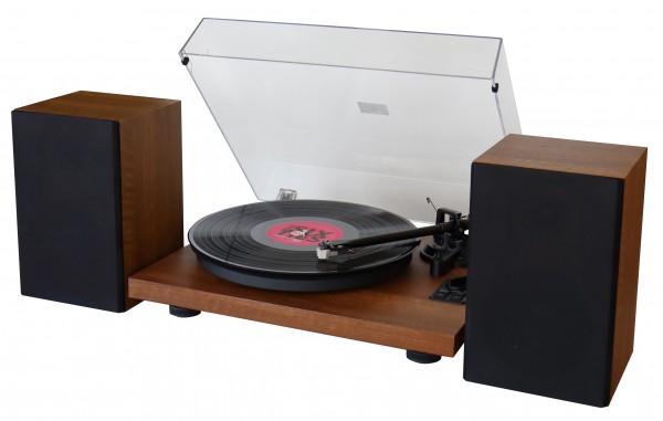 Soundmaster Plattenspieler mit Bluetooth®, PC-encoding. 2 Wege Bass Reflex Lautsprechern