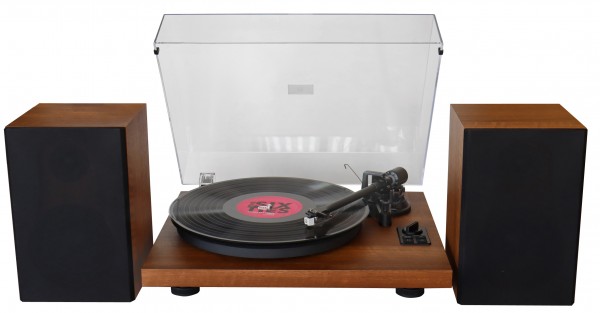 Soundmaster Plattenspieler mit Bluetooth®, PC-encoding. 2 Wege Bass Reflex Lautsprechern Günstiger Verkauf