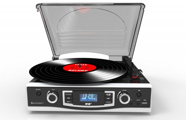 Soundmaster Plattenspieler mit Magnettonabnehmersystem, Bluetooth® Sendefunktion Meist gekauft