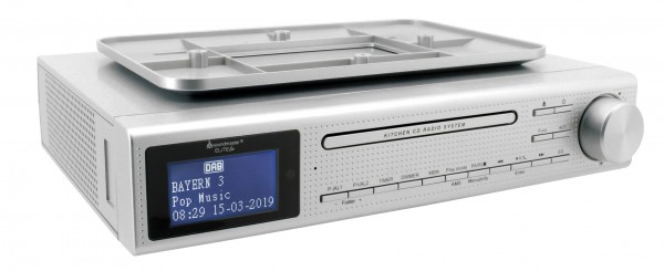 Soundmaster Design CD/MP3 Musik-Center zum Unterbau mit DAB+/UKW Radio, USB Anschluss und Bluetooth® Verkauf
