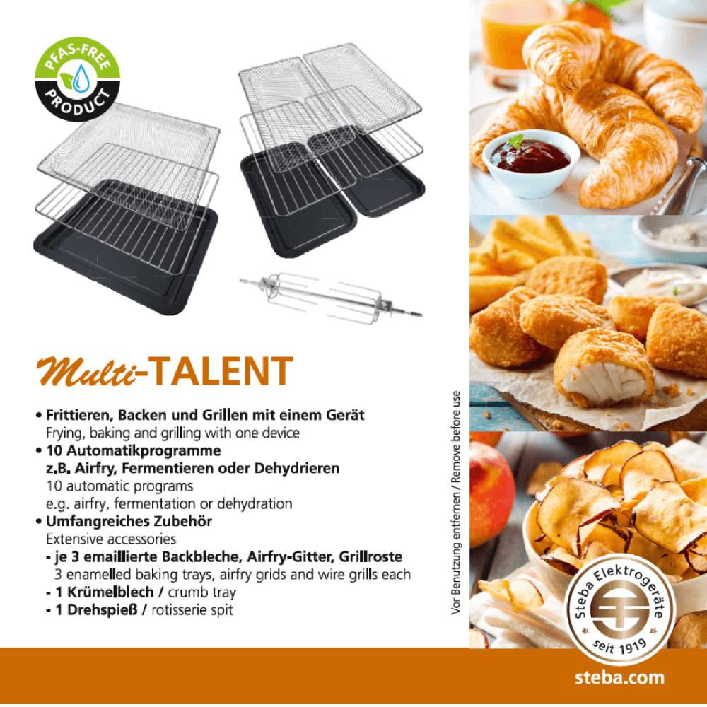 ﻿Steba Airfry-Grillbackofen AF 24 TRI-ZONE Verkauf