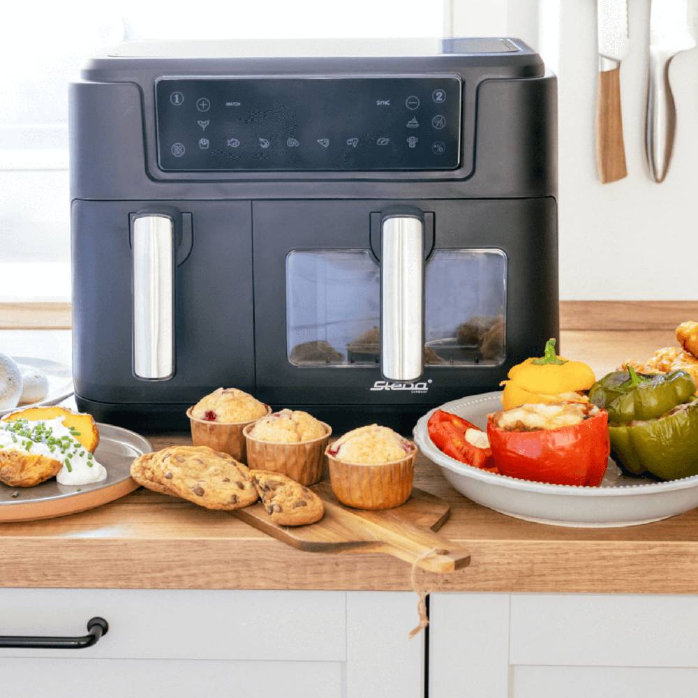 Steba Doppel-Heißluftfritteuse HF 9500 DUO Valentinstagsangebot