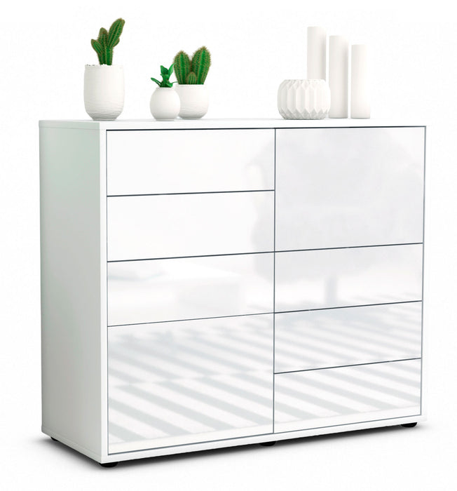 Stil Zeit Möbel Sideboard Circe, Weiß (92x79x35cm) Top Angebot