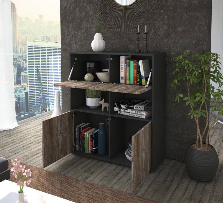 Stil Zeit Möbel Highboard Katyna ,Zeder (92x108x35cm) 2025