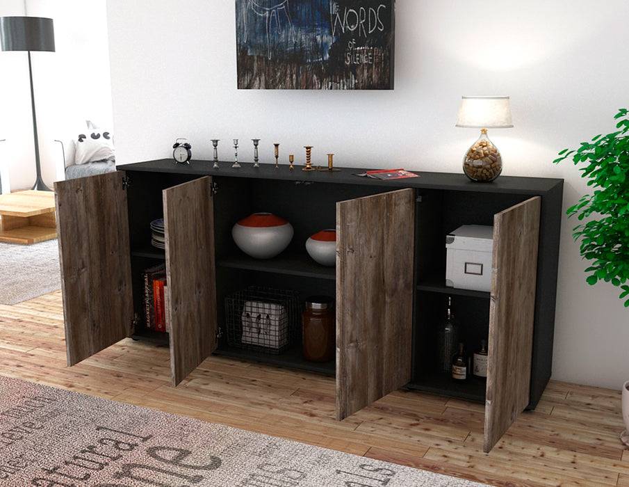 Stil Zeit Möbel Sideboard Elana, Treibholz (180x79x35cm) Fabrikpreis