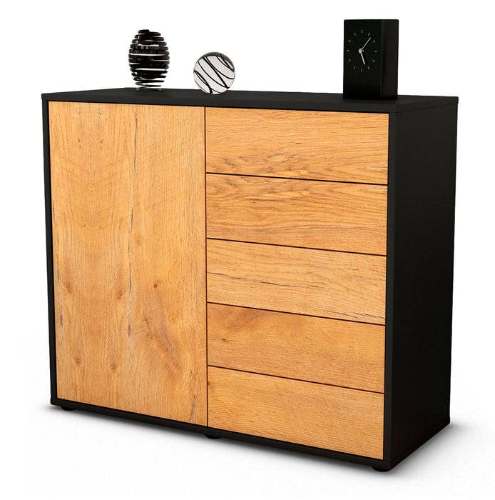 Stil Zeit Möbel Sideboard Cecilia, Eiche (92x79x35cm) Muttertagsangebot