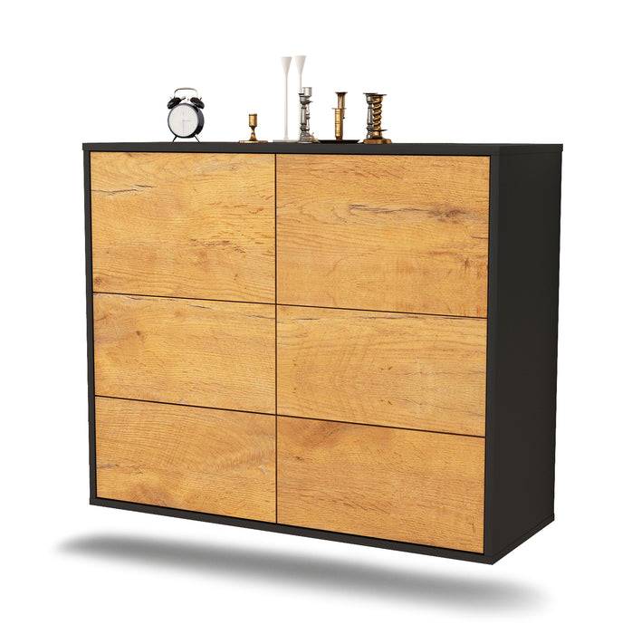 Stil Zeit Möbel Sideboard Worcester, Eiche, hängend (92x79x35cm) Super Rabatt