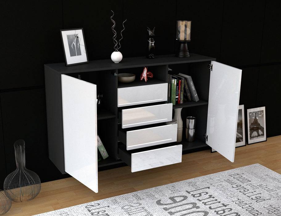 Stil Zeit Möbel Sideboard Eugene, Grün, hängend (136x79x35cm) Günstig kaufen