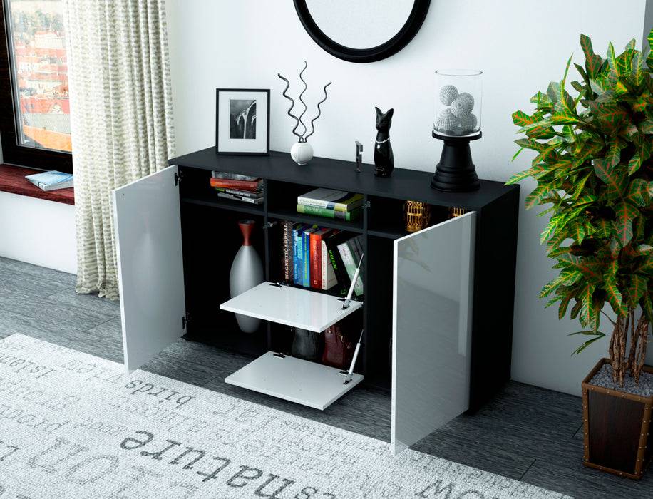 Stil Zeit Möbel Sideboard Dimphi, Grün (136x79x35cm) Black Friday
