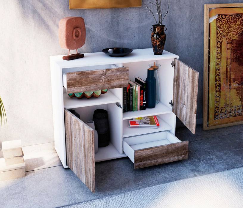 Stil Zeit Möbel Sideboard Carmelina, Treibholz (92x79x35cm) Sonderangebote